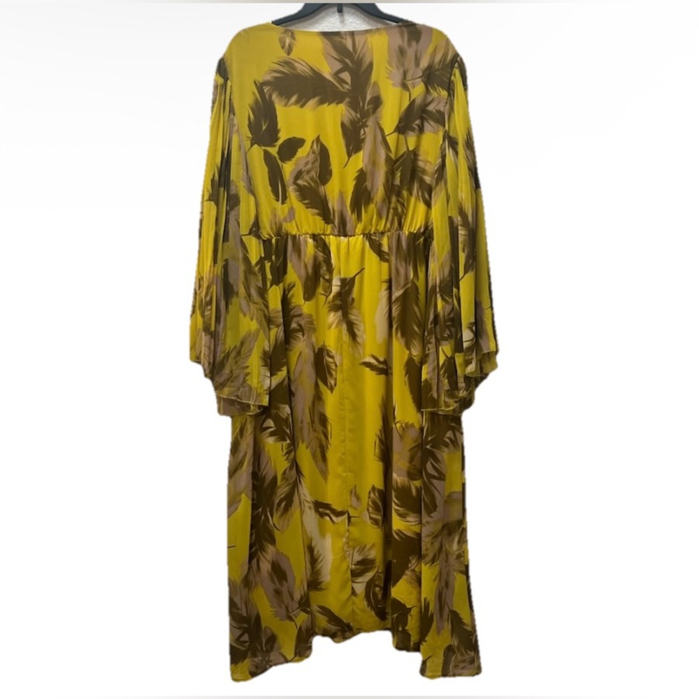 EUC Yellow Floral Maxi Dress 3X 
FYI: the belt is missing - Picture 3 of 7